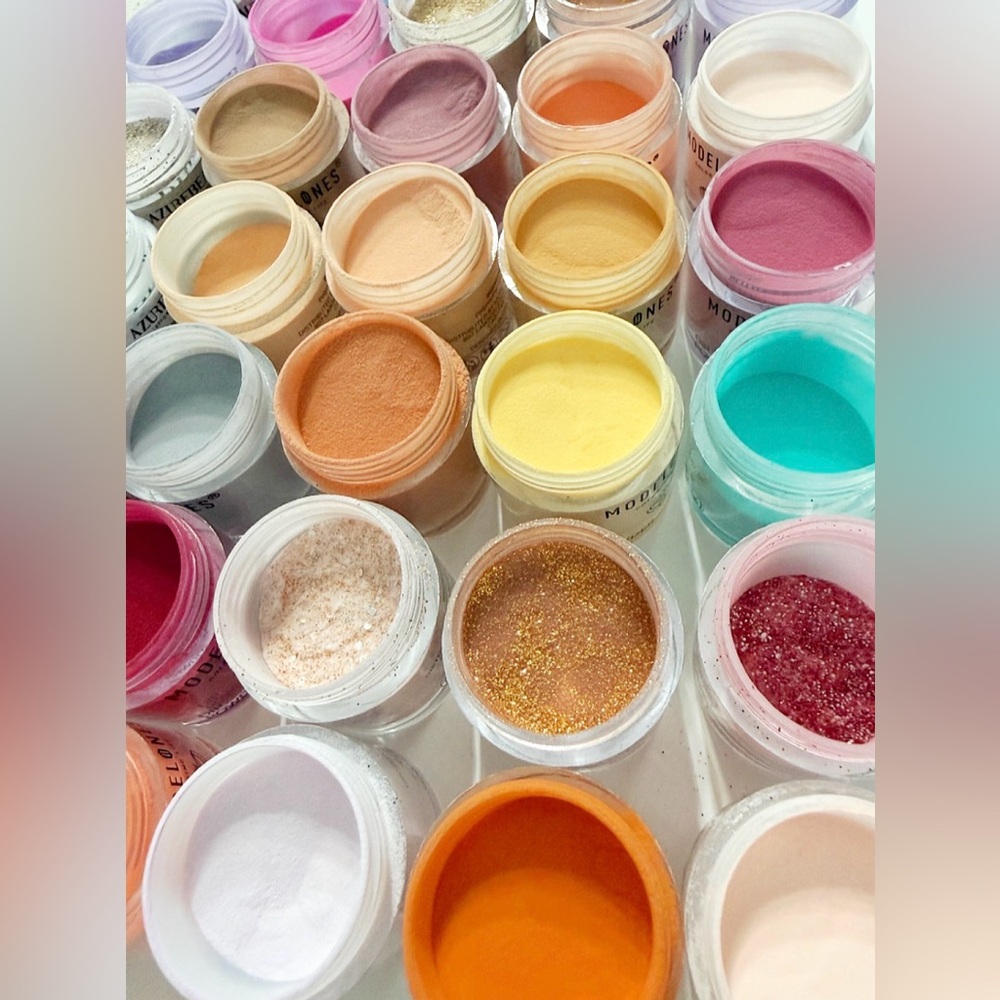 Huge Modelones & AzureBeauty Dip Powder Lot 60+ Colors Nail Acrylic - Picture 13 of 16